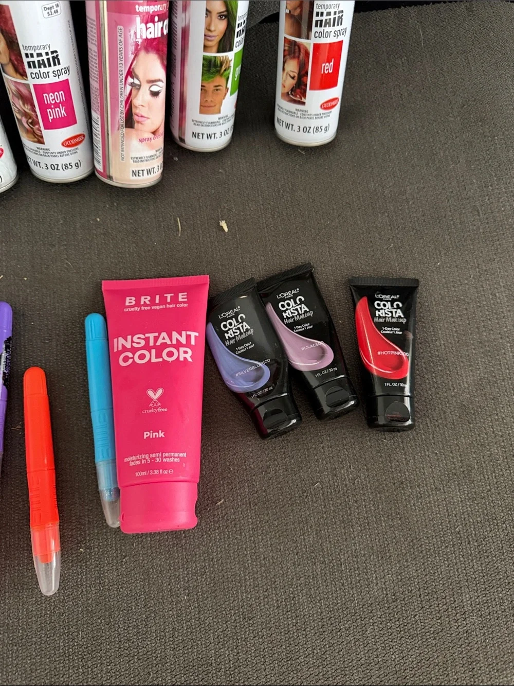 Temporary hair color bundle